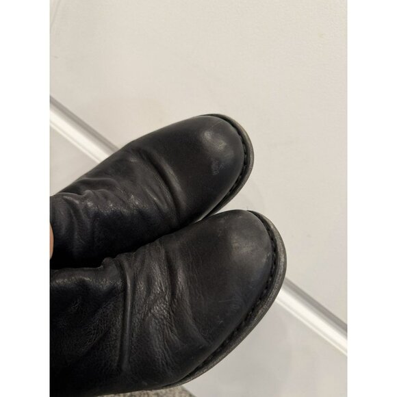 Fiorentini Baker Black Leather Calf Zippered Boots Size 36 - Picture 2 of 5